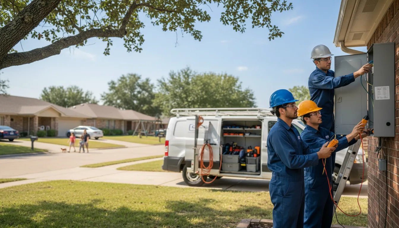 Certified electrician providing emergency electrical services in Sibley, IA